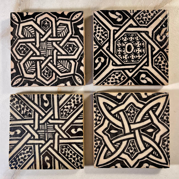 Vintage Moroccan Tile Coasters