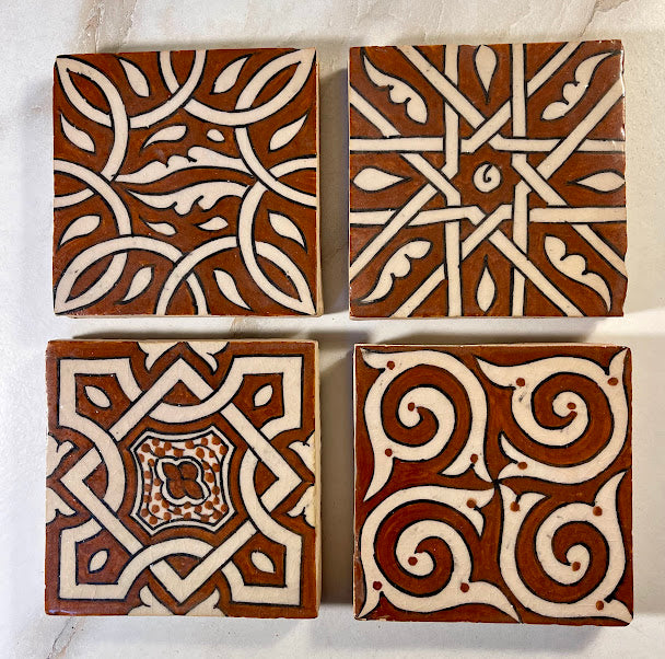 Vintage Moroccan Tile Coasters
