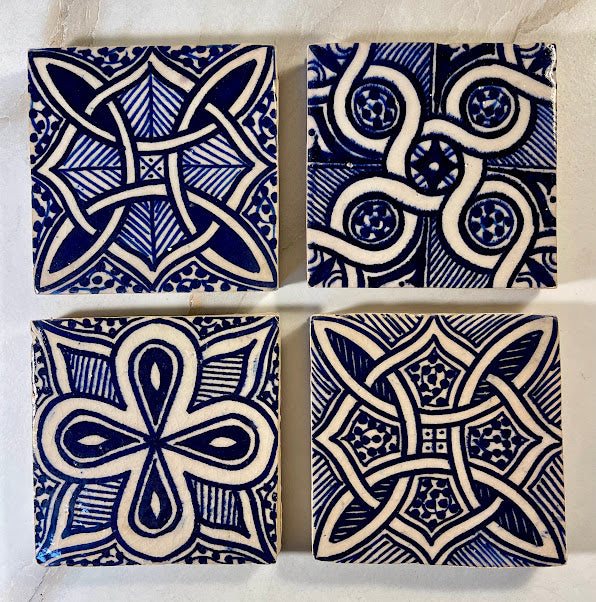 Vintage Moroccan Tile Coasters