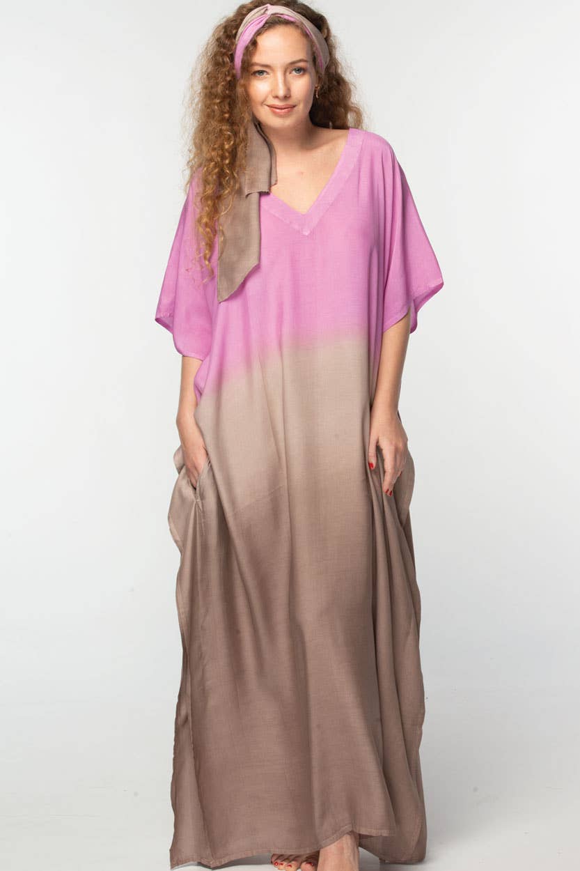 The Ombre Cupro Caftan