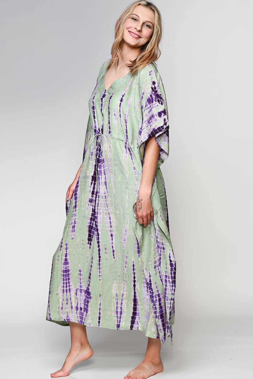 The Shibori Caftan