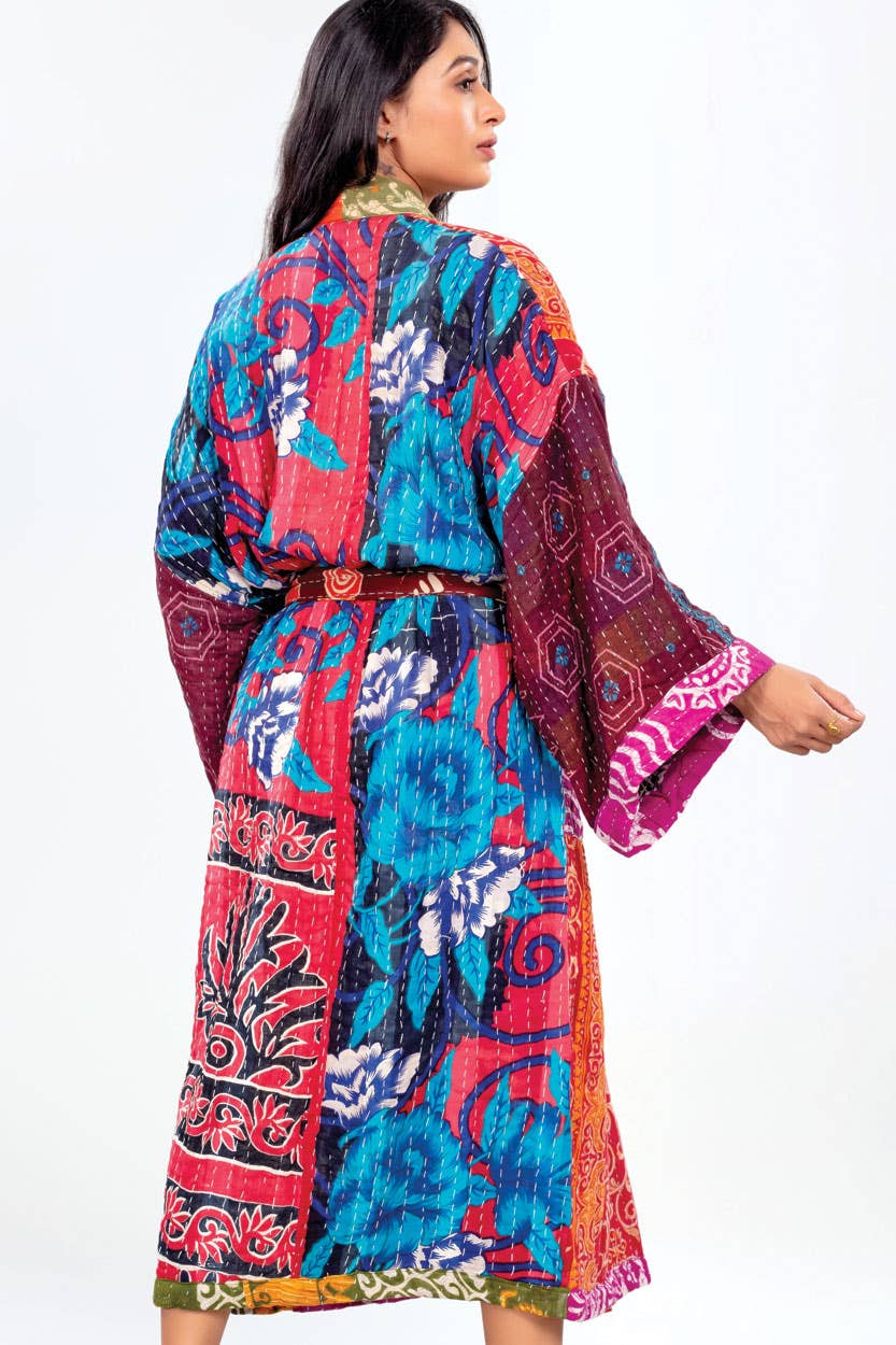 Kantha Kimono Robe