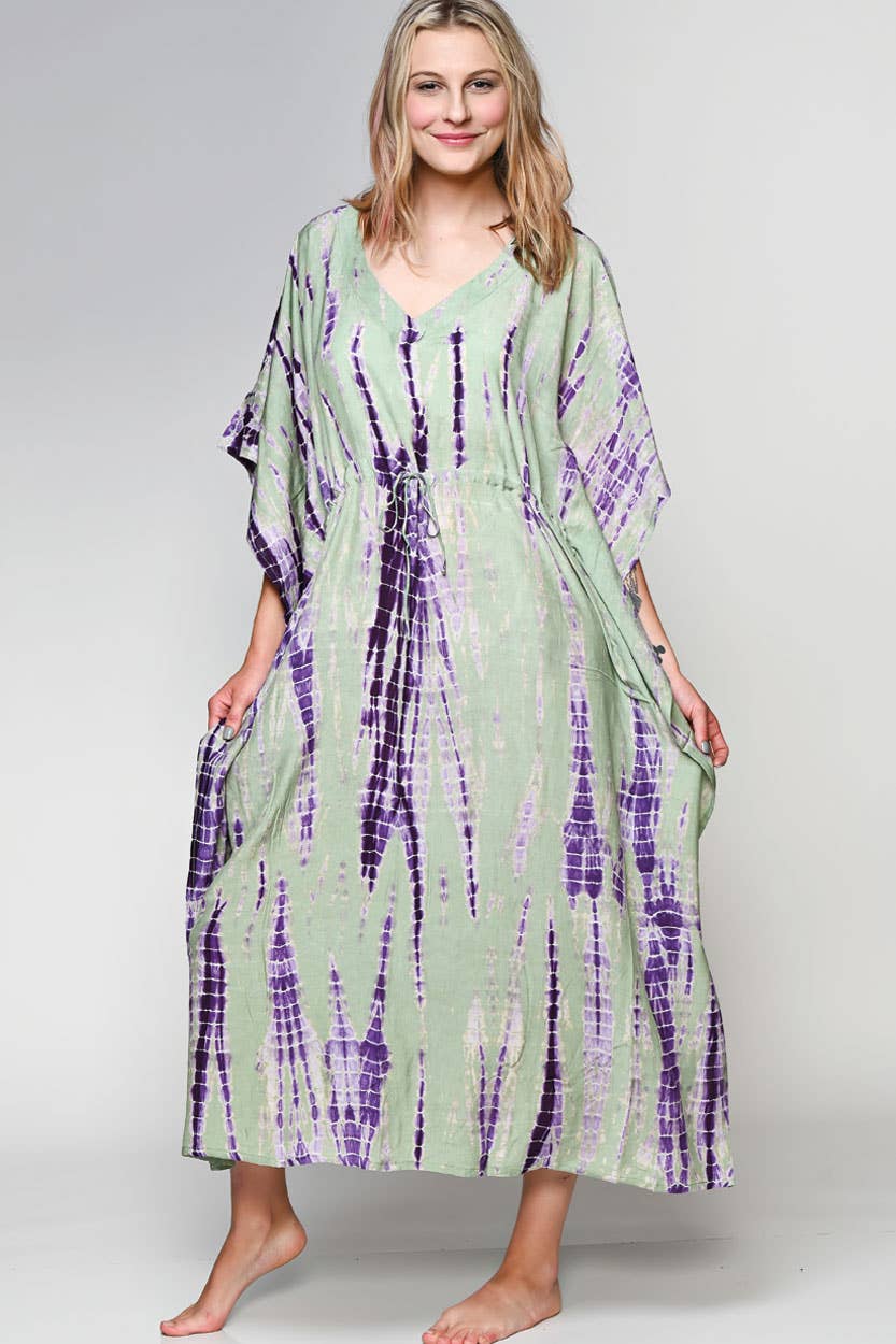 The Shibori Caftan