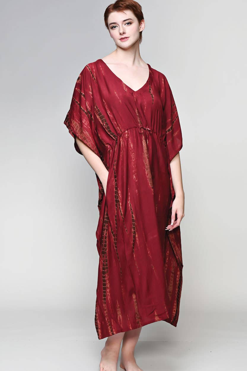 The Shibori Caftan