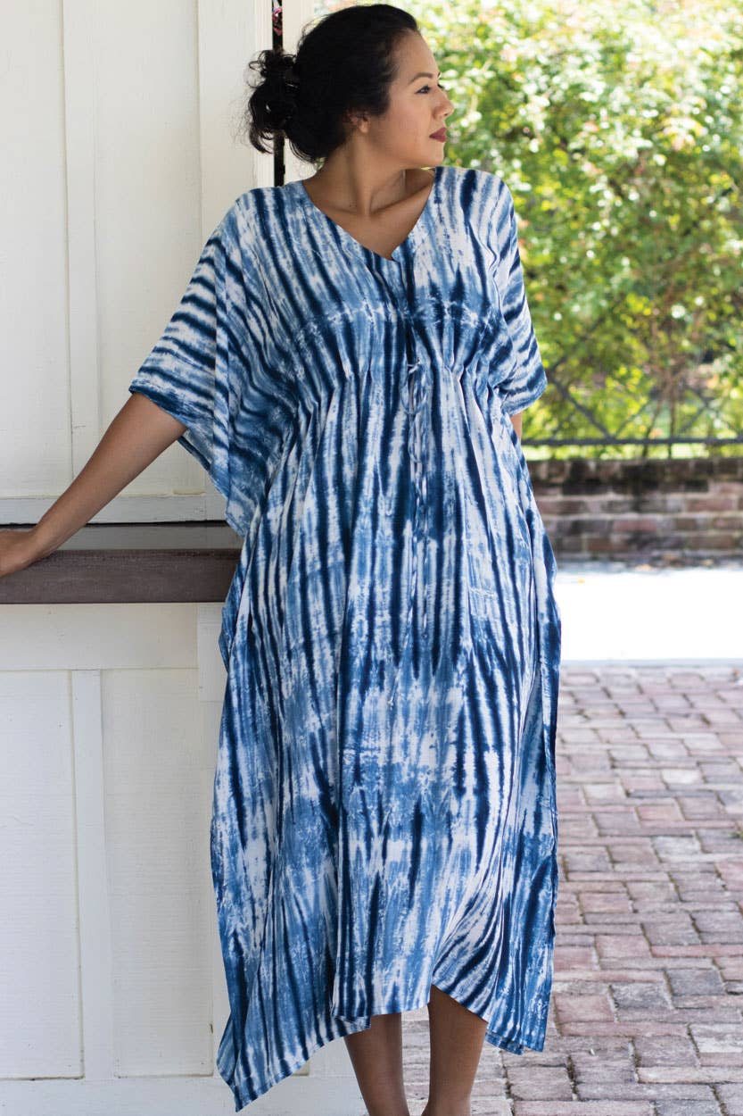 The Shibori Caftan