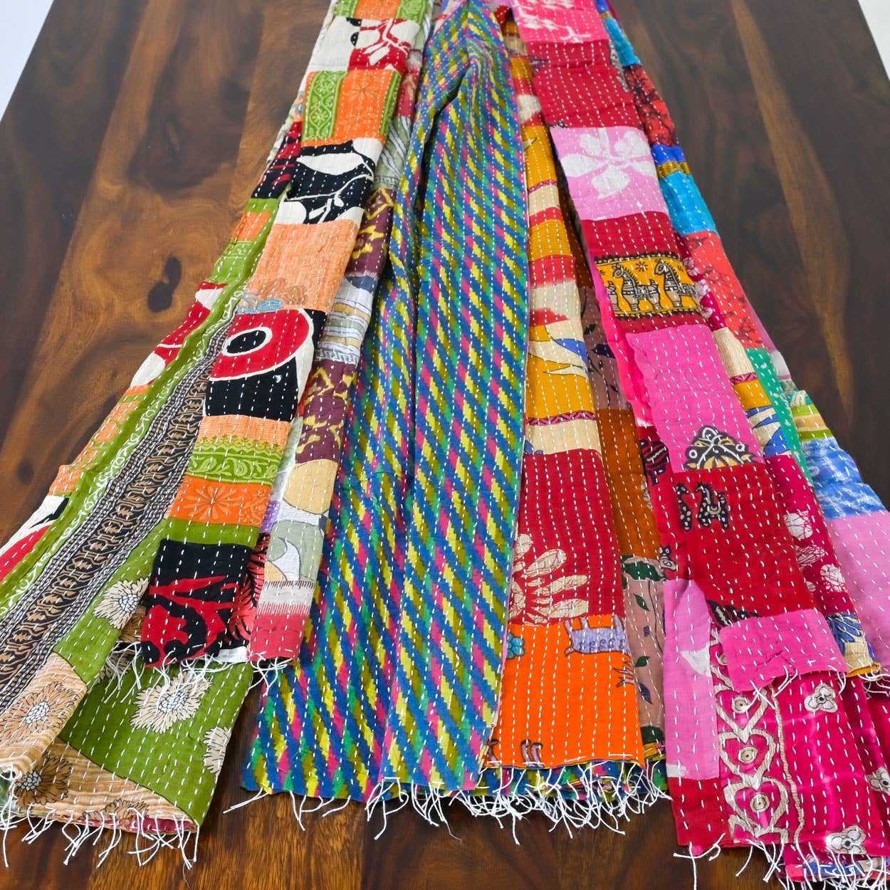 Patchwork Kantha Scarf