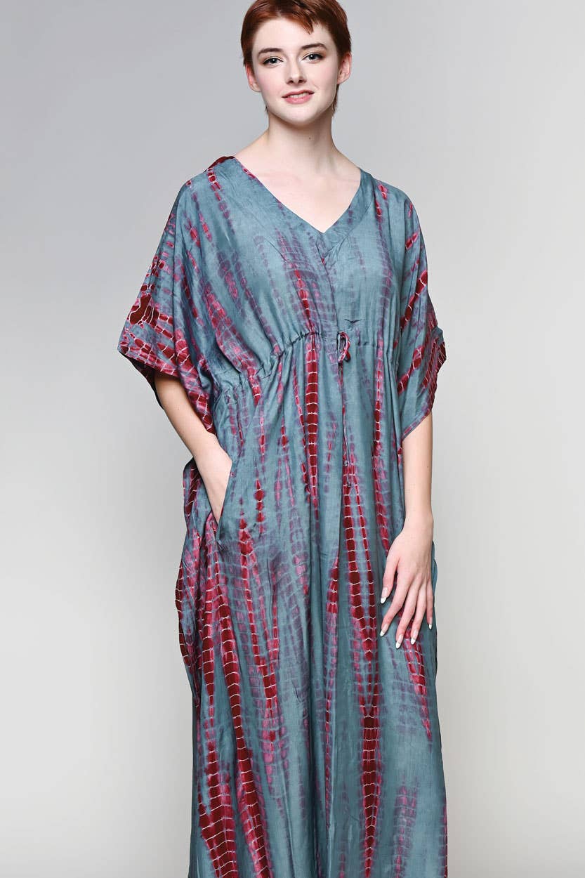 The Shibori Caftan