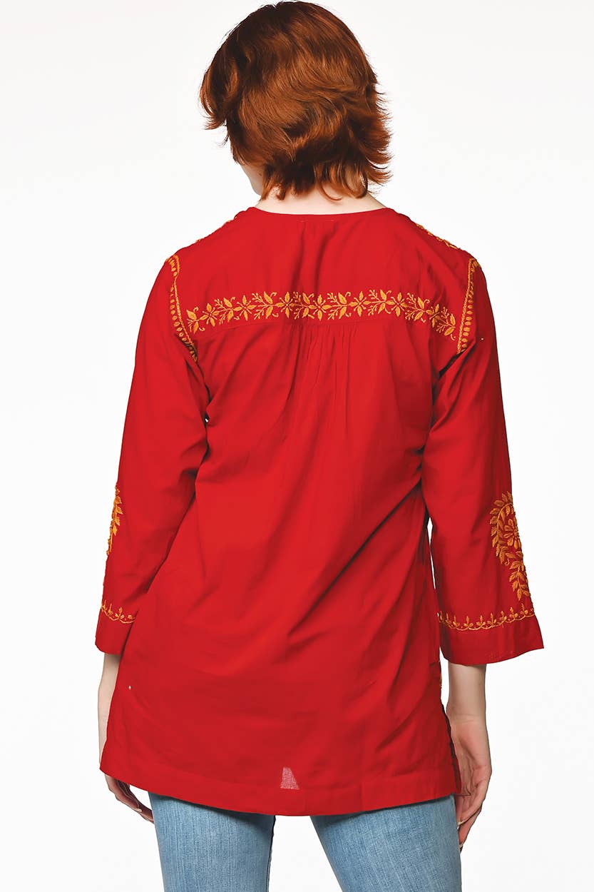 The Vidya Embroidered Tunic