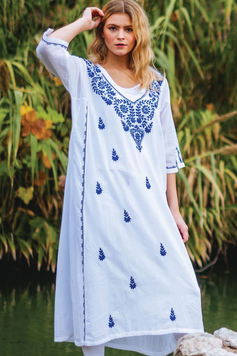 The Parama Embroidered Caftan