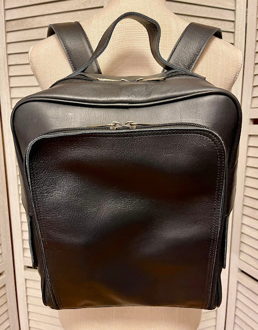 Handcrafted Leather Laptop Backpack