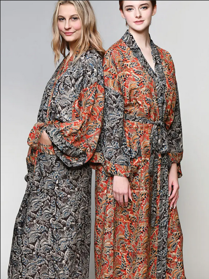 The Kalamkari Kimono Robe