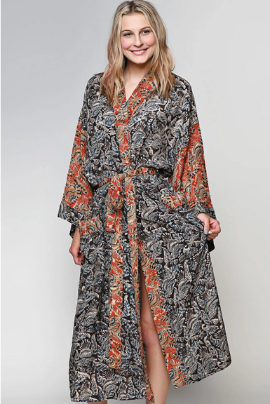 The Kalamkari Kimono Robe