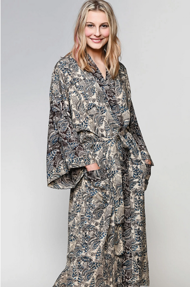 The Kalamkari Kimono Robe