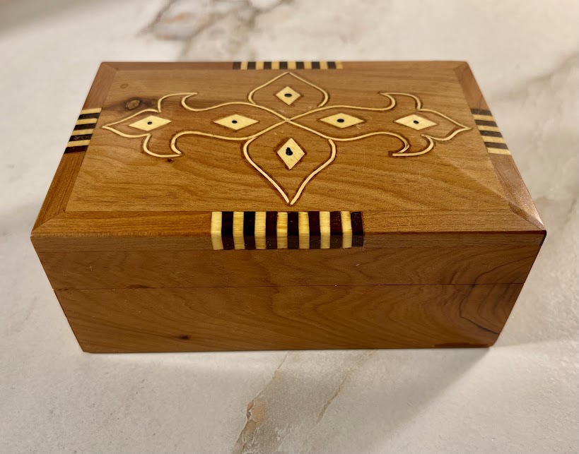 Hand-Carved Moroccan Cedar Box