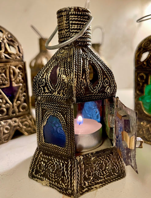 Moroccan Windowpane Lantern