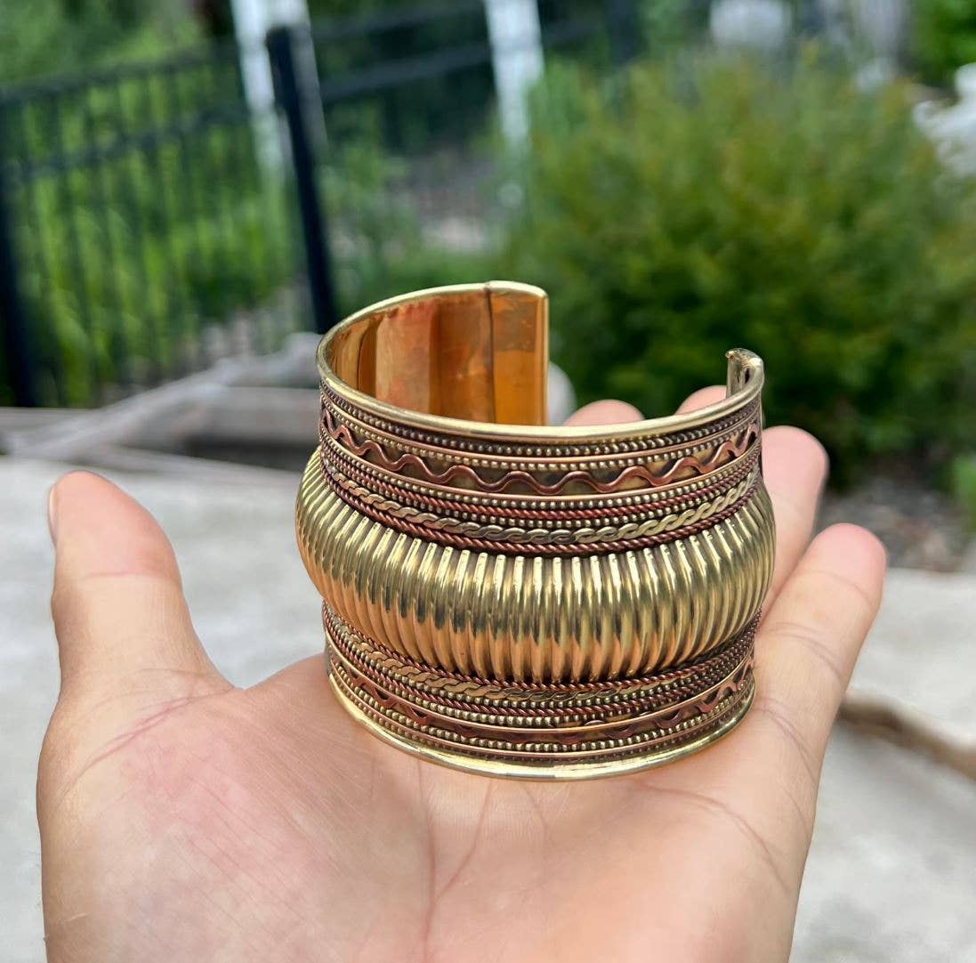 Handcrafted Boho Cuff Bracelet