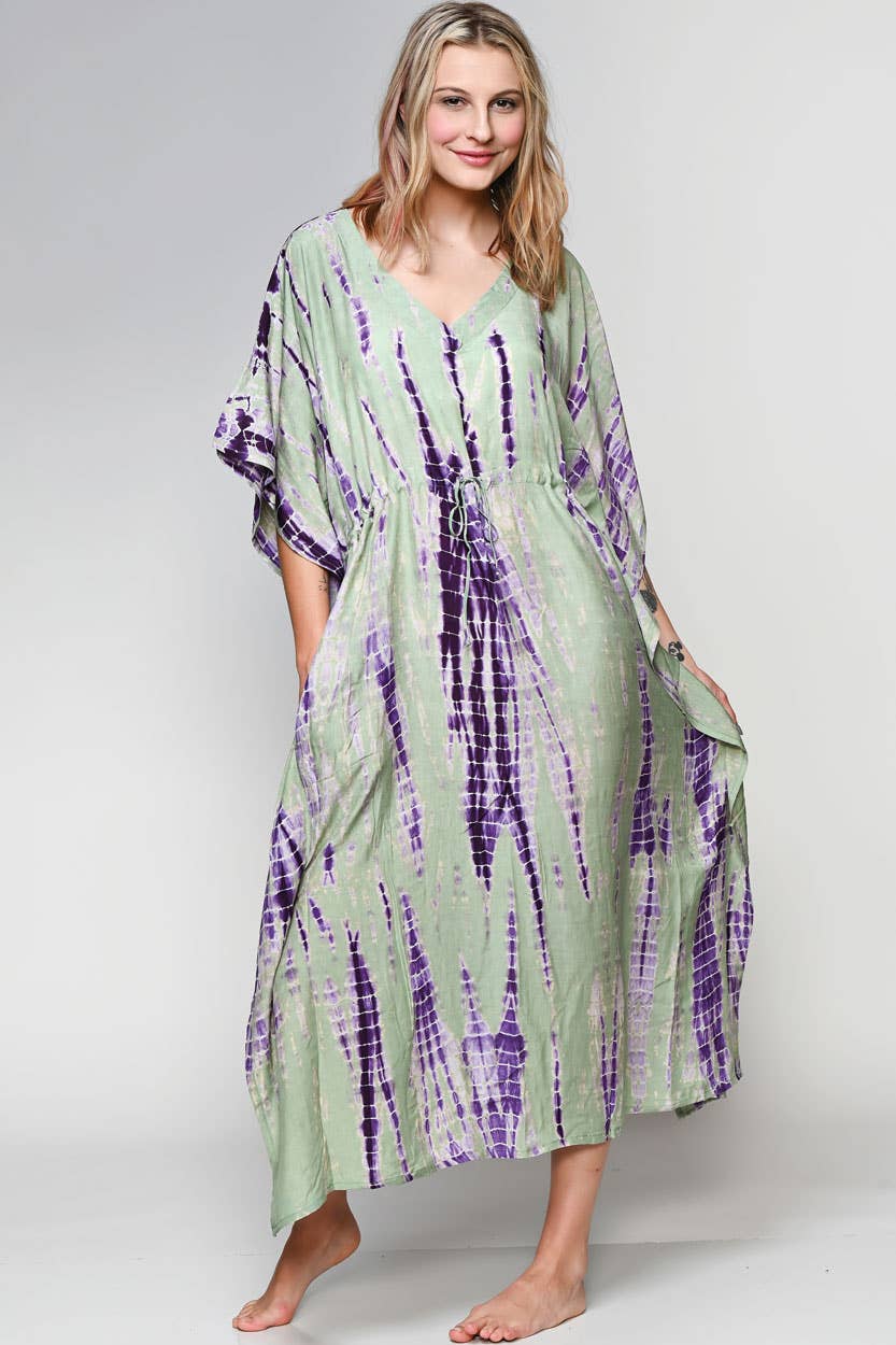 The Shibori Caftan