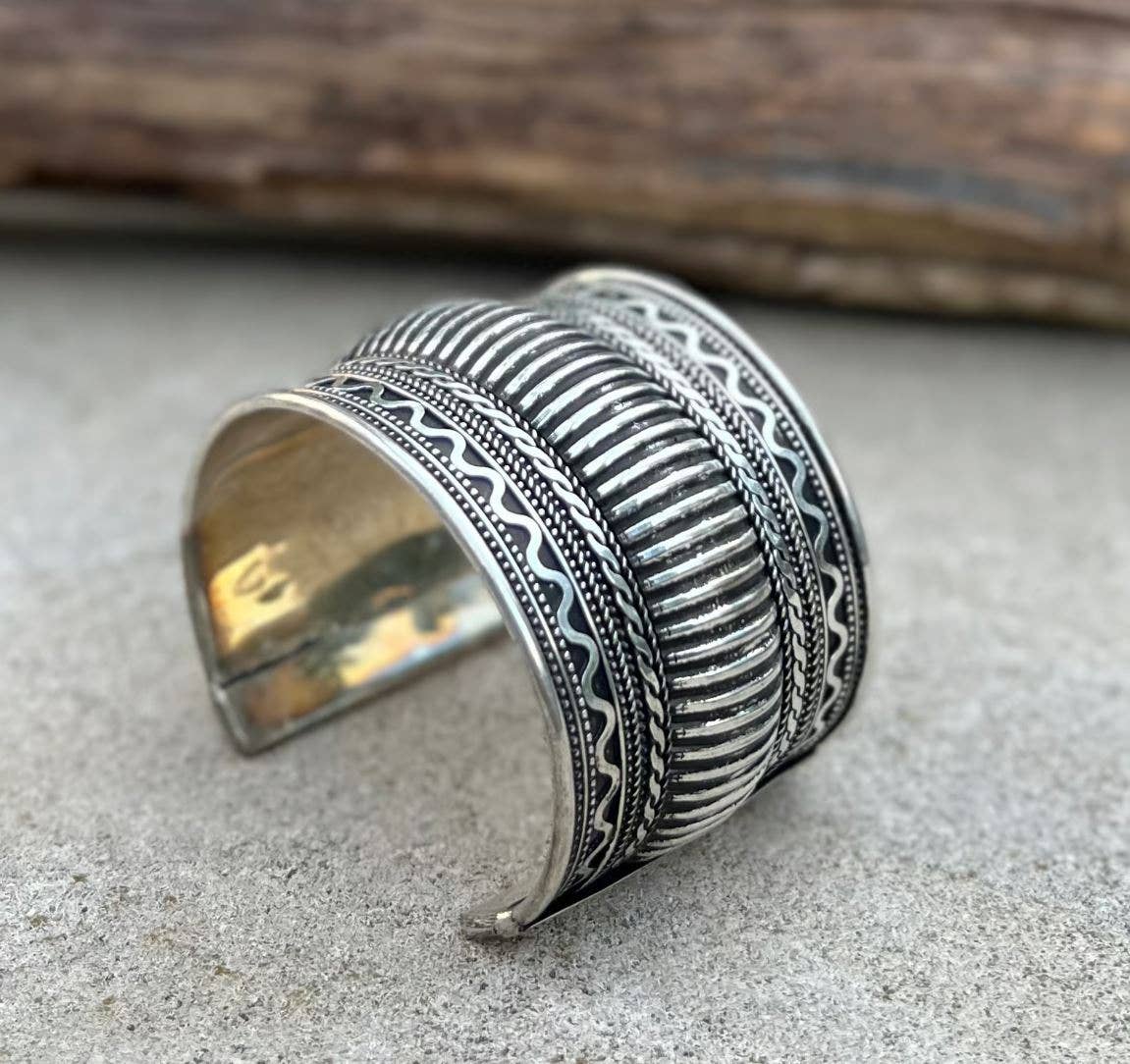 Handcrafted Boho Cuff Bracelet