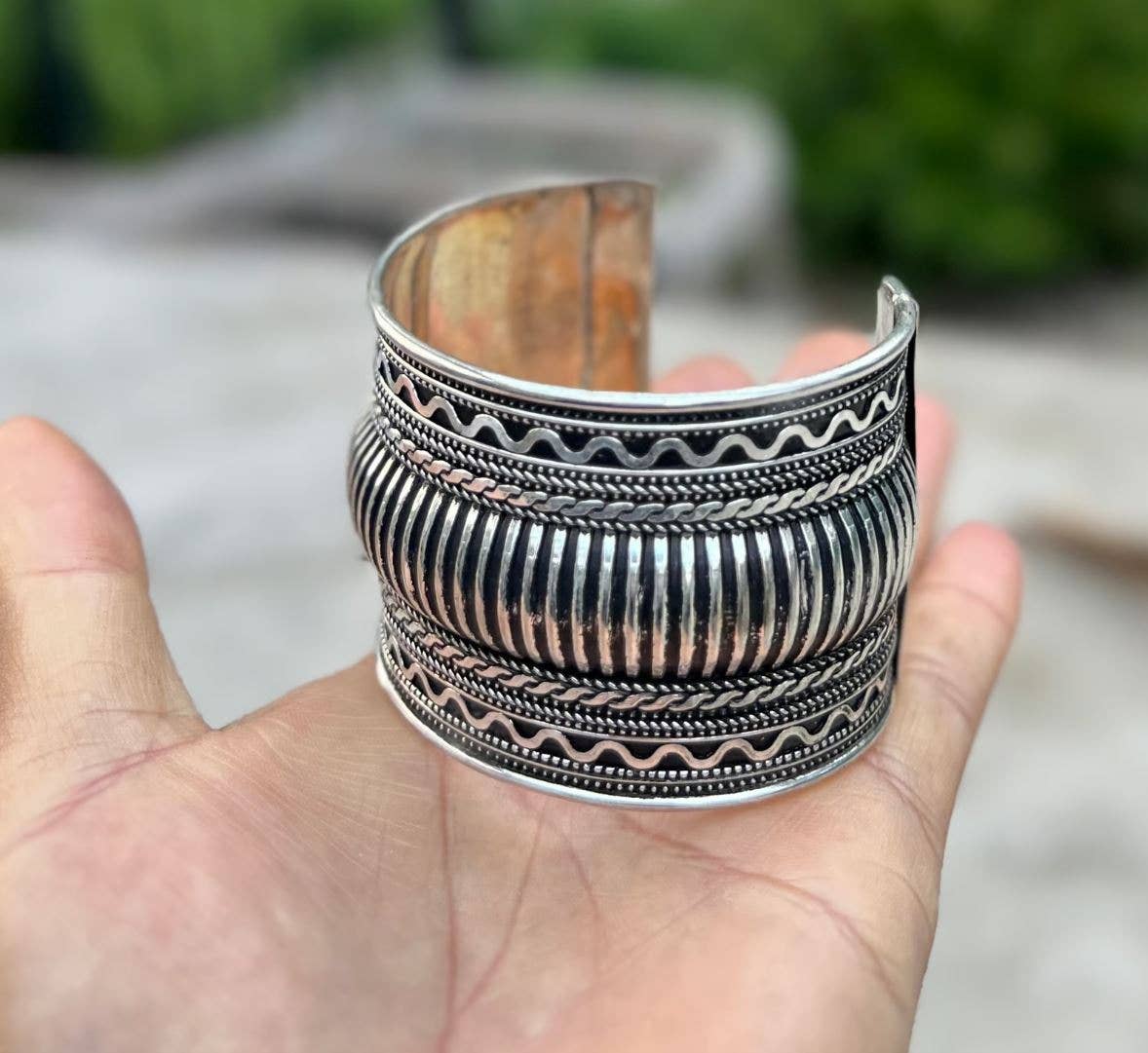 Handcrafted Boho Cuff Bracelet