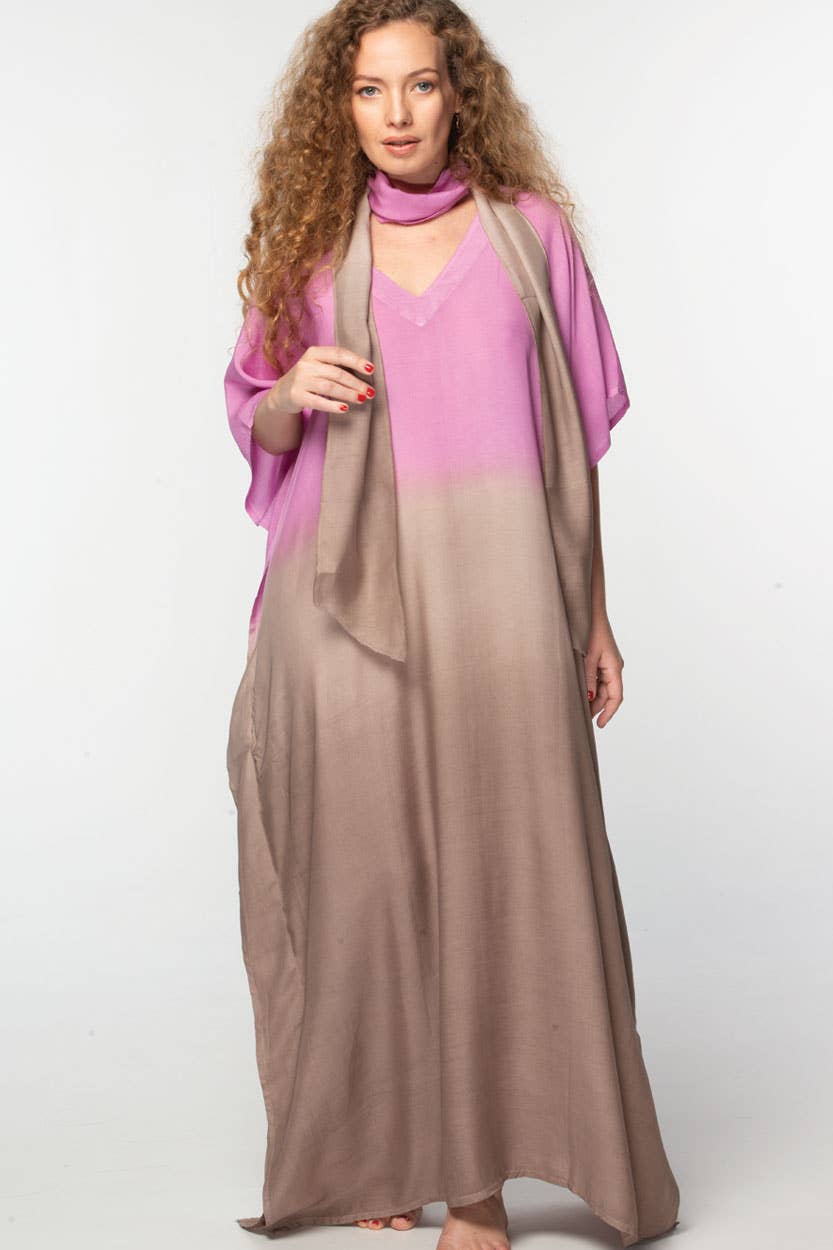 The Ombre Cupro Caftan