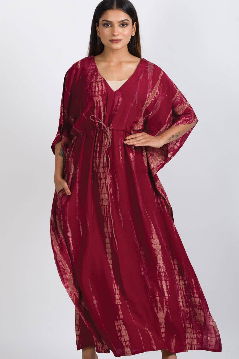 The Shibori Caftan